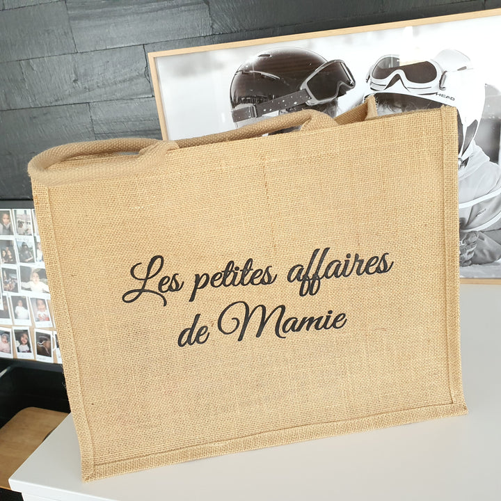 Sac cabas en jute personnalisé