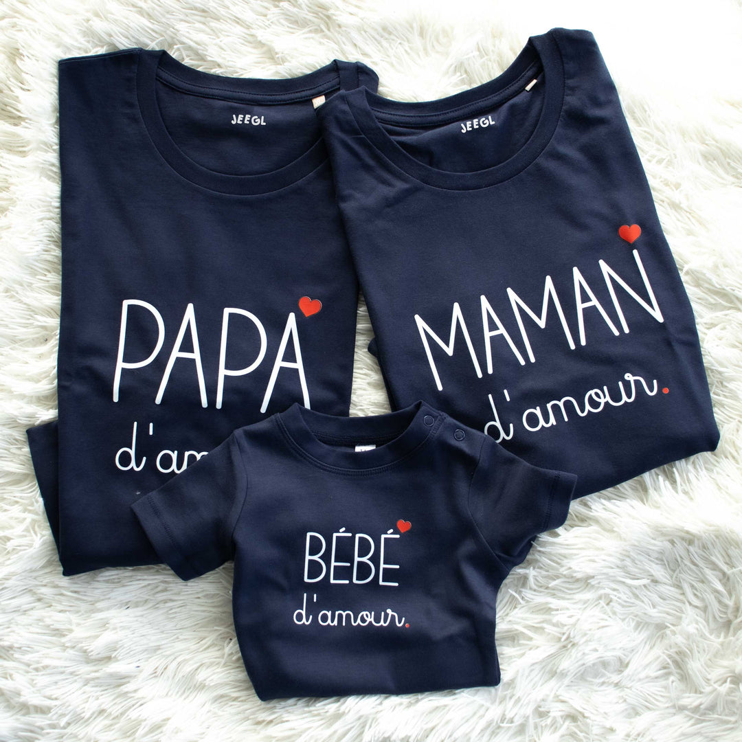 Tee-shirt cadeau anniversaire papa maman
