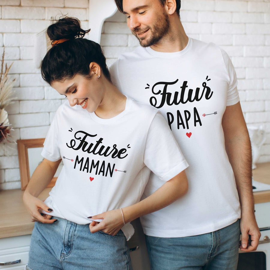 tee-shirt futur papa future maman